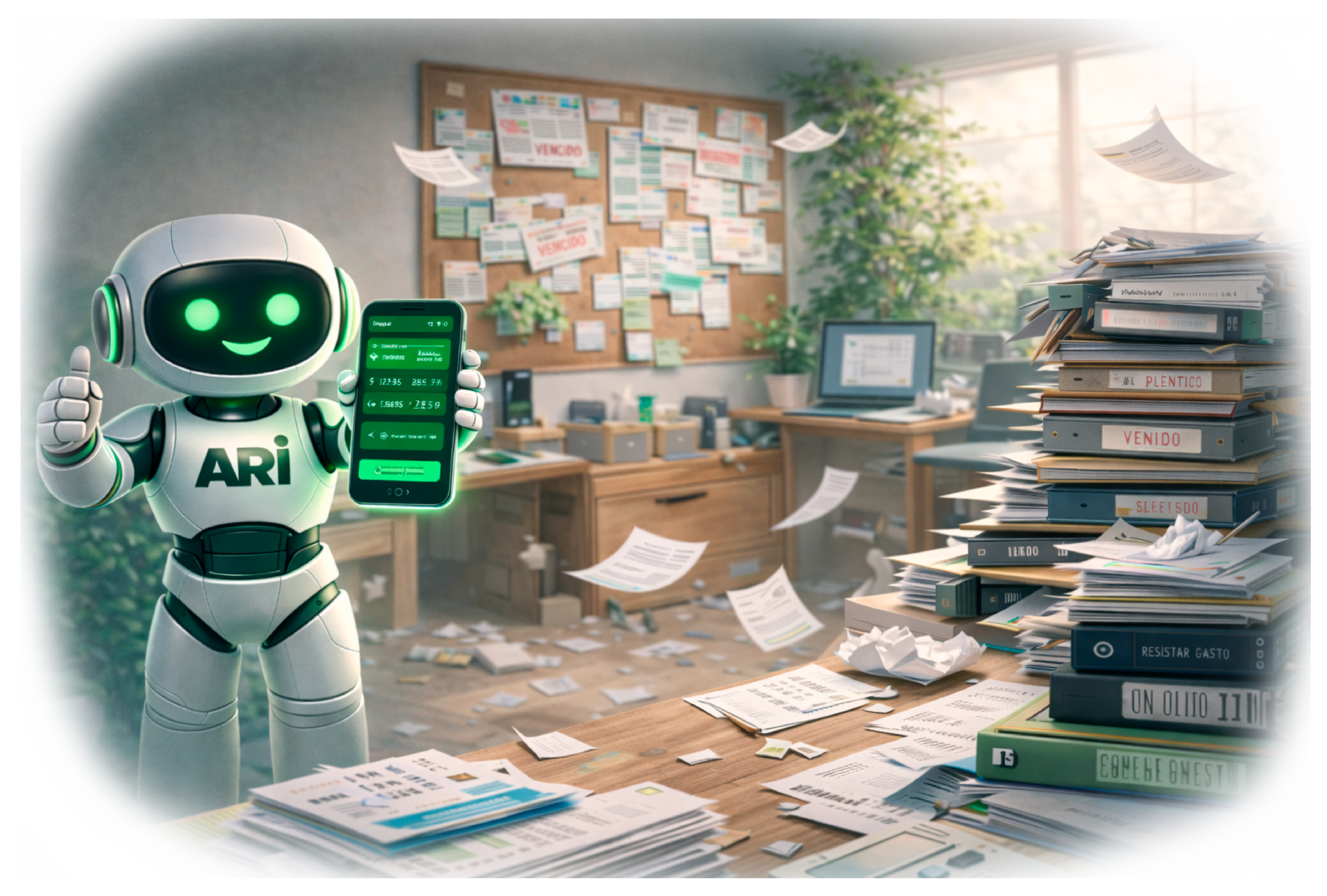 ARI Robot en oficina